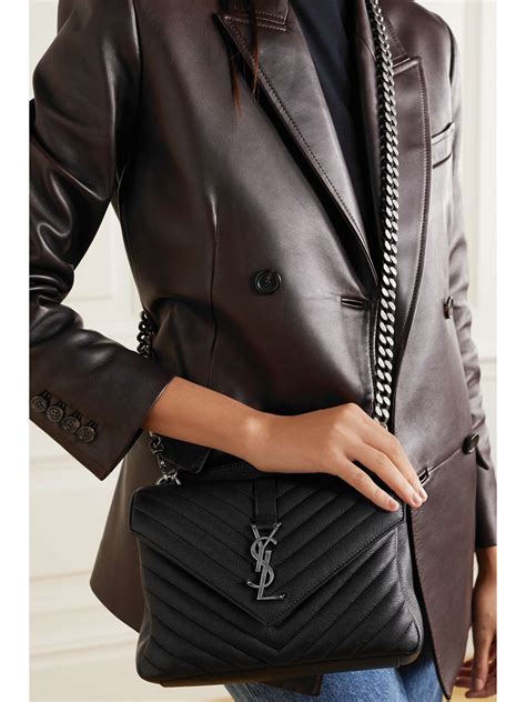 yves saint laurent college medium|COLLEGE MEDIUM IN QUILTED LEATHER .